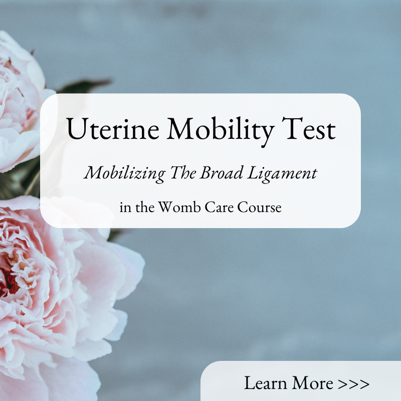 Uterine Mobility Test broad ligament Learn more