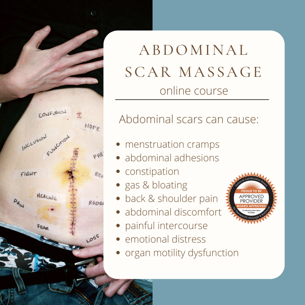 abdominal scar massage course